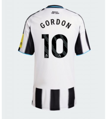 Newcastle United Anthony Gordon #10 Primera Equipación Mujer 2025-26 Manga Corta